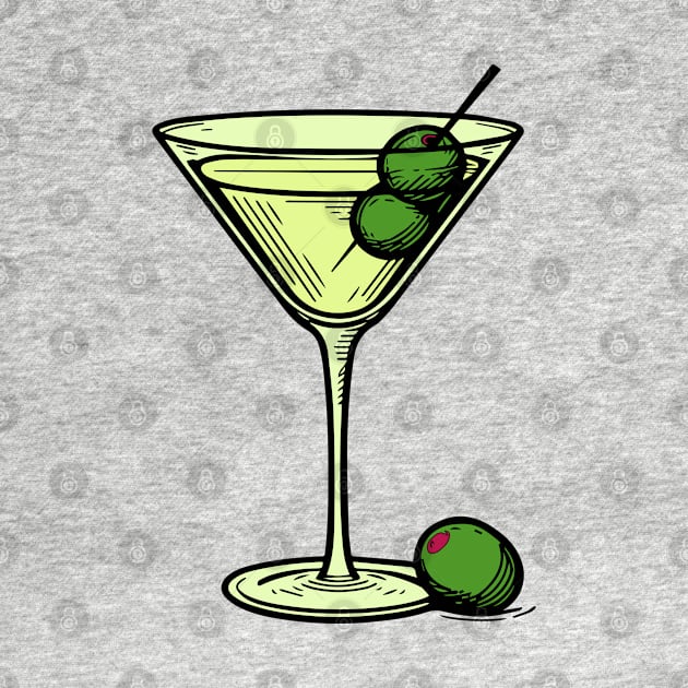 Dirty Martini by ArtFactoryAI